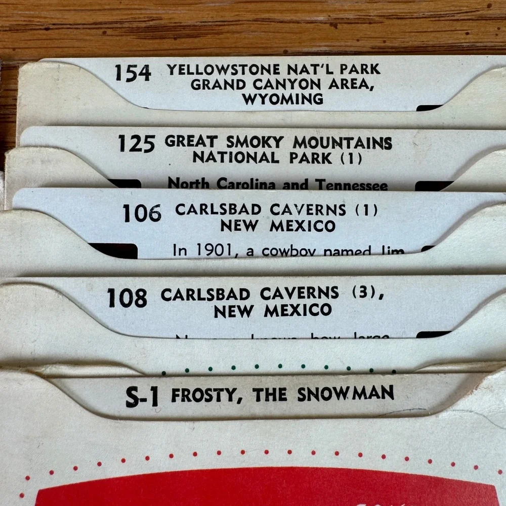 1950's TruVue View Master Circus Thrills‎ Yosemite National Park Scenic Reels